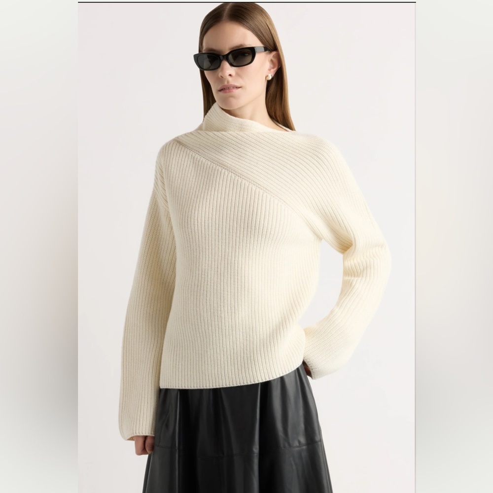Modern Citizen Cream Turtleneck Sweater